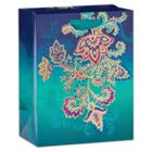 Papyrus Jacobean Floral Large Gift Bag,