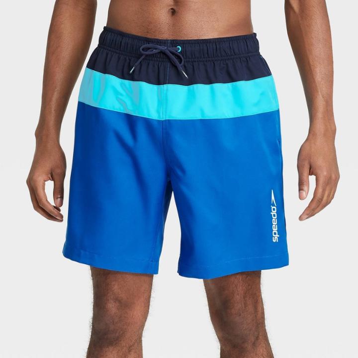 Speedo Men's 8 Swim Trunks - Blue/navy