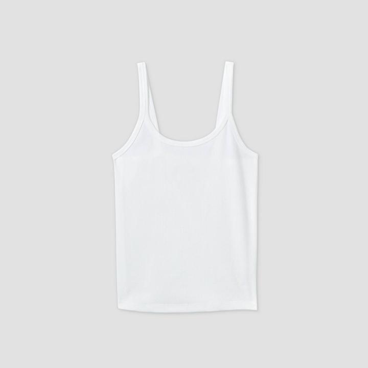 Women's Rib Knit Tank Top - Wild Fable White Xxs