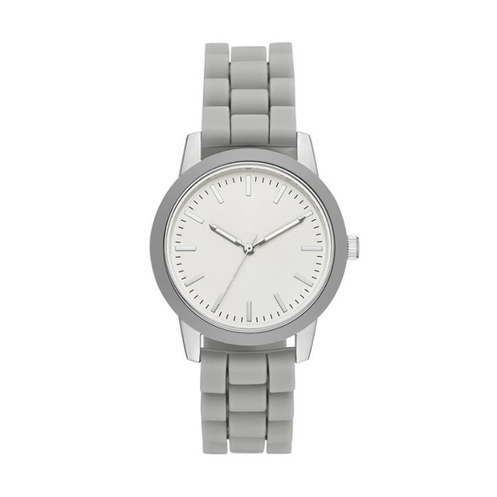 Target Women's Bumpy Rubber Strap Watch - A New Day Gray