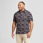 Men's Big & Tall Standard Fit Short Sleeve Polo Shirt - Goodfellow & Co Palm Tree