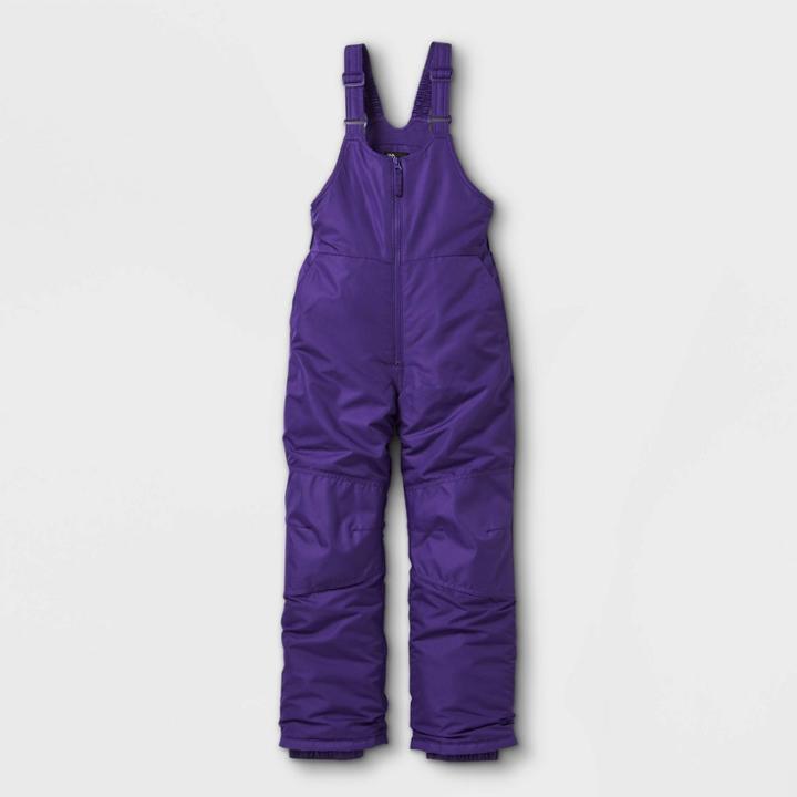 Girls' Solid Snow Bib - All In Motion Purple