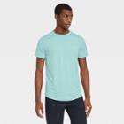 Men's Big & Tall Short Sleeve Soft Stretch T-shirt - All In Motion Light Turquoise Heather Xxxl