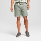 Men's 8 Grid Print Elastic Waist Shorts - Goodfellow & Co Orchid