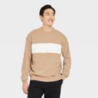 Men's Relaxed Fit Crew Neck Pullover Sweatshirt - Goodfellow & Co