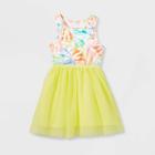 Toddler Girls' Tie-dye Tutu Dress - Cat & Jack Yellow