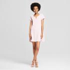 Women's Split Neck Burnout Wash T-shirt Dress - Grayson Threads (juniors') Purple