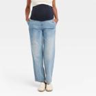 Over Belly Relaxed Straight Maternity Jeans - Isabel Maternity By Ingrid & Isabel
