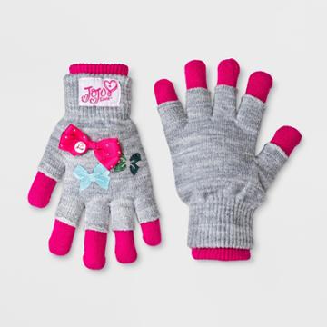 Nickelodeon Girls' Jojo Siwa Gloves - Gray