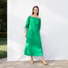 Women's Short Sleeve Dress - Who What Wear Green