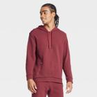 Men's Premium Fleece 1/4 Zip Hoodie - All In Motion Red S, Men's,