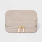 Small Zippered Case - A New Day Taupe