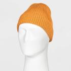 Men's Rib Knit Value Beanie - Goodfellow & Co Yellow