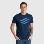 Men's United By Blue Logo Waves Short Sleeve Graphic T-shirt - Moonlit Ocean