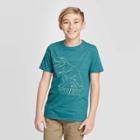 Boys' T-rex Glow T-shirt - Cat & Jack Blue