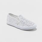 Girls' Samora Slip On Glitter Sneakers - Cat & Jack