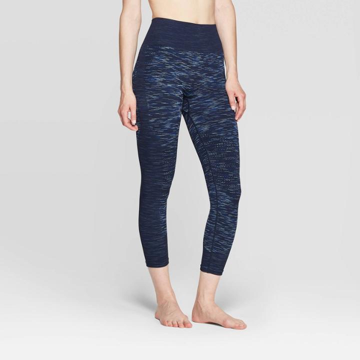 Women's High-waisted 3/4 Seamless Leggings - Joylab Night