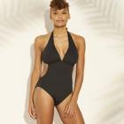 Sunn Lab Swim Women's Plunge Front Monokini One Piece Swimsuit - Sunn Lab