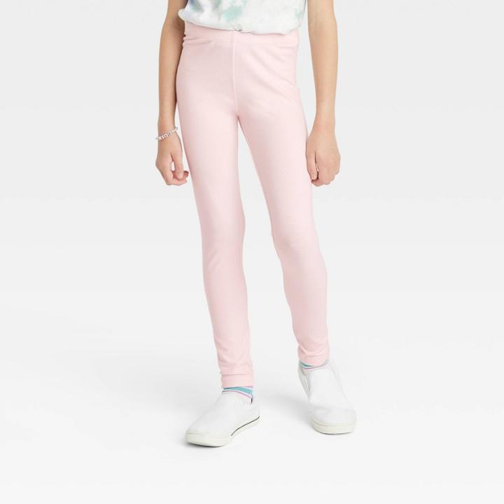 Girls' Leggings Pants - Cat & Jack Light Pink