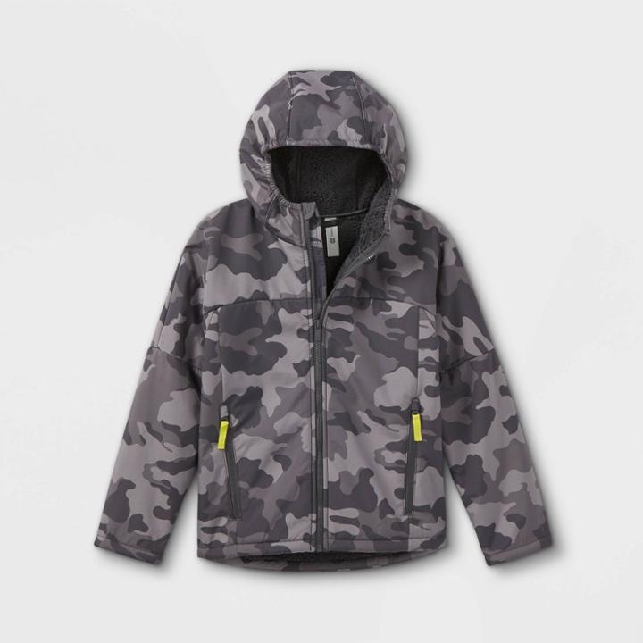 Boys' Softshell Jacket - All In Motion Gray