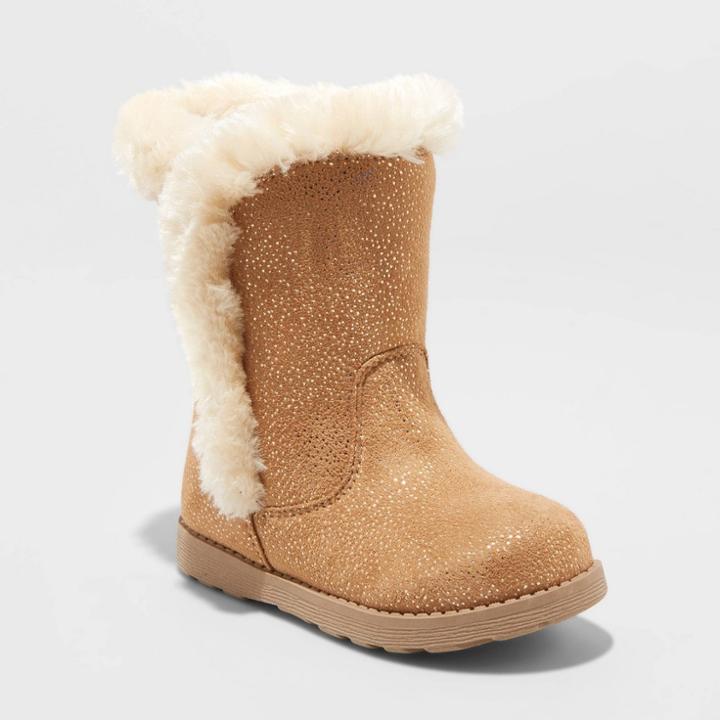Toddler Girls' Katrina Fashion Boots - Cat & Jack Brown
