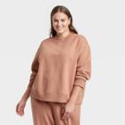 Women's Plus Size Sweatshirt - A New Day Tan