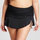 Sea Angel Women's Plus Size Skim Skirt - Black