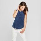 Women's Sleeveless Muscle Tank - Universal Thread Indigo