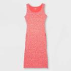 Polka Dot Sleeveless T-shirt Maternity Dress - Isabel Maternity By Ingrid & Isabel Orange