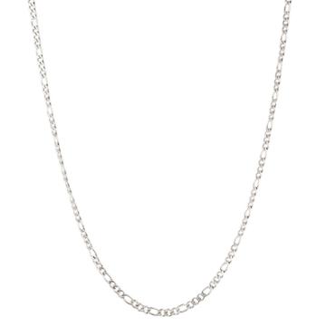 West Coast Jewelry Men's Stainless Steel Figaro Chain Necklace (3mm) -