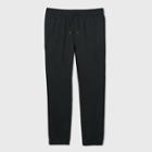 Men's Mid-rise Woven Jogger Pants - Original Use Black