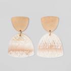 Multi Triangular Charm Drop Earrings - Universal Thread ,