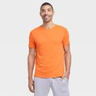 Men's Short Sleeve Performance T-shirt - All In Motion Dark Orange