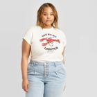 Women's Friends You Are My Lobster Plus Size Short Sleeve T-shirt (juniors') - White 1x, Adult Unisex,