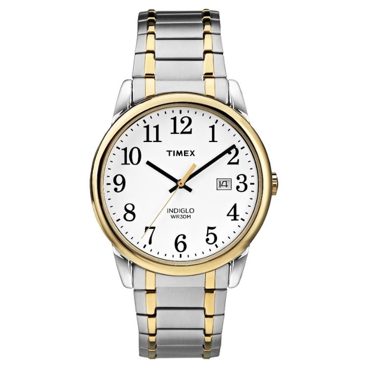 Men's Timex Easy Reader Expansion Band Watch - Two Tone Tw2p81400jt,