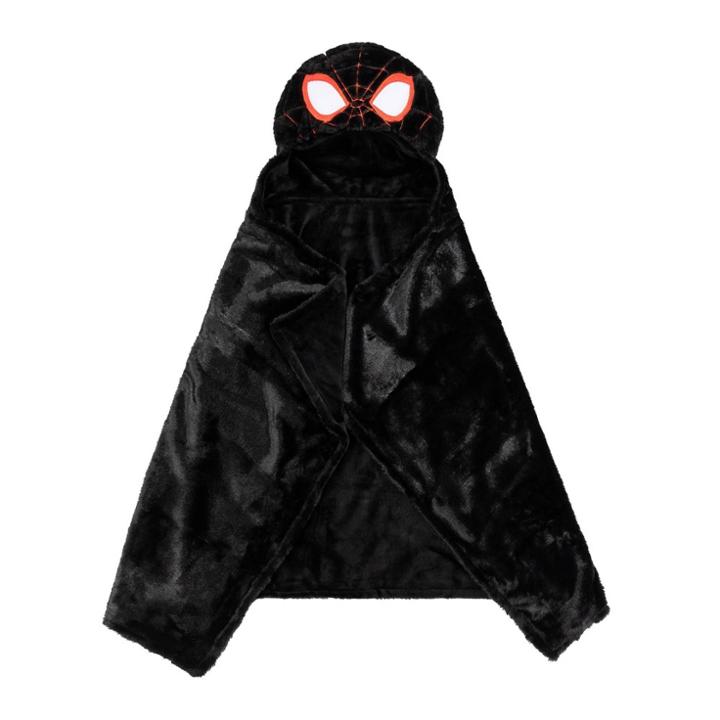 Spider-man Miles Morales Hooded Blanket, One Color
