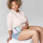 Women's Long Sleeve Boxy Polo Shirt - Wild Fable Blush