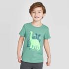 Petitetoddler Boys' Short Sleeve Dinosaur Watering Graphic T-shirt - Cat & Jack Green 12m, Toddler Boy's