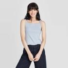 Women's Slim Fit Tank Top - A New Day Light Blue