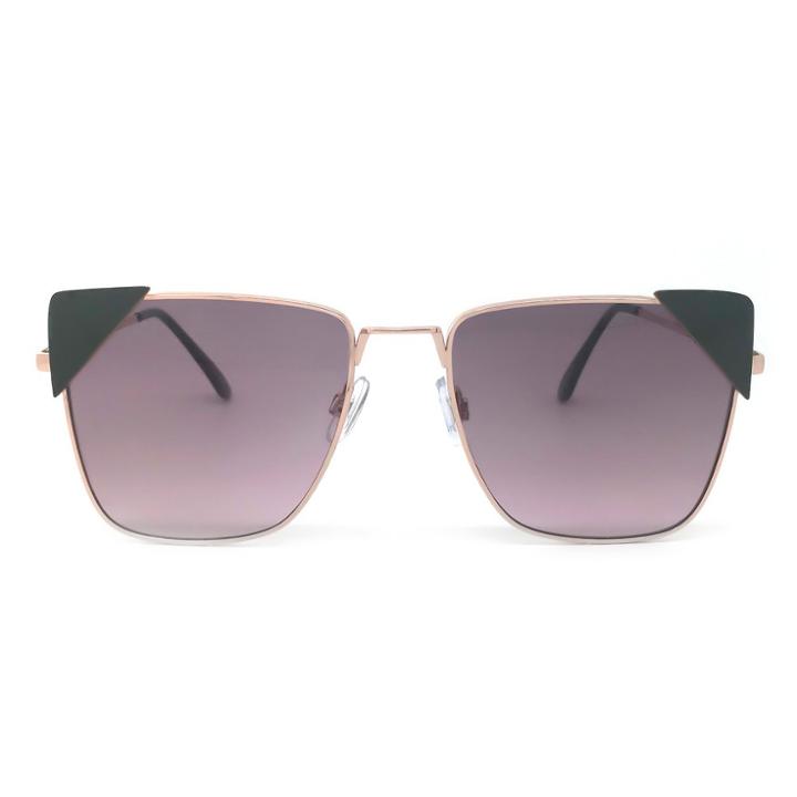 Target Women's Cateye Sunglasses - Gold/green, Dark Green