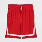 All In Motion Boys' Side Striped Mesh Shorts - All In