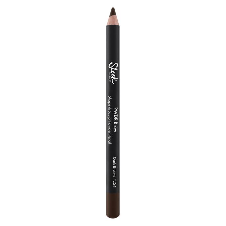 Sleek Makeup Powder Brow Pencil Dark Brown - .05oz