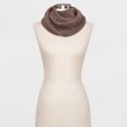 Women's Knit Scarf Snood - Universal Thread Brown One Size, Women's, Pumpkin Brown