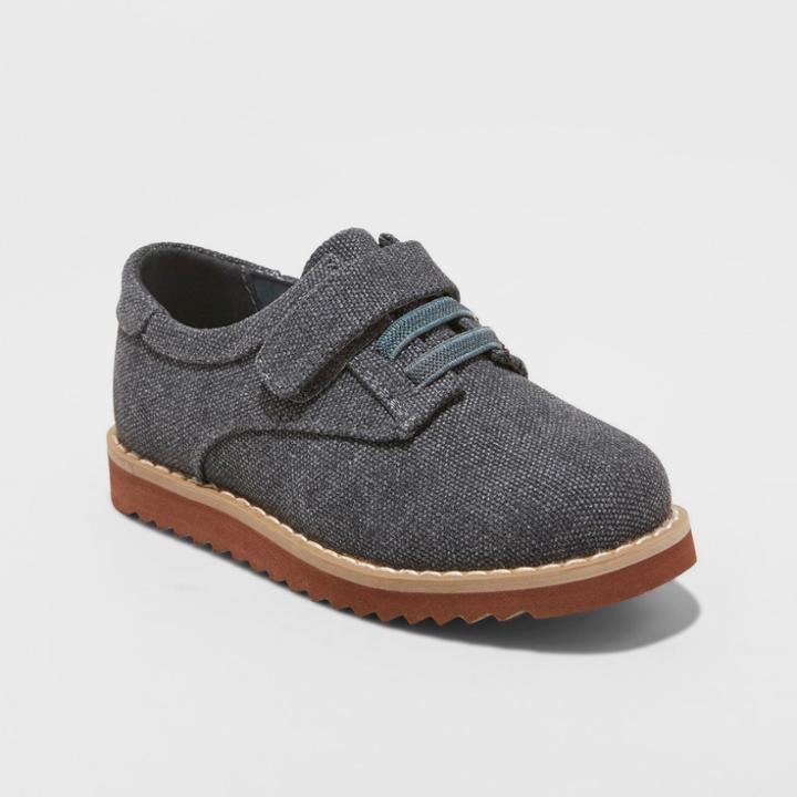 Toddler Boys' Pacey Canvas Dress Sneakers - Cat & Jack Gray