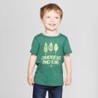 Toddler Boys' Courageous And Kind Graphic Short Sleeve T-shirt - Cat & Jack Green