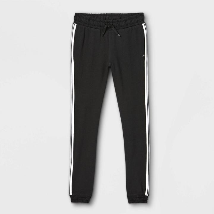 Plusboys' Colorblock Knit Jogger Pants - Art Class Black