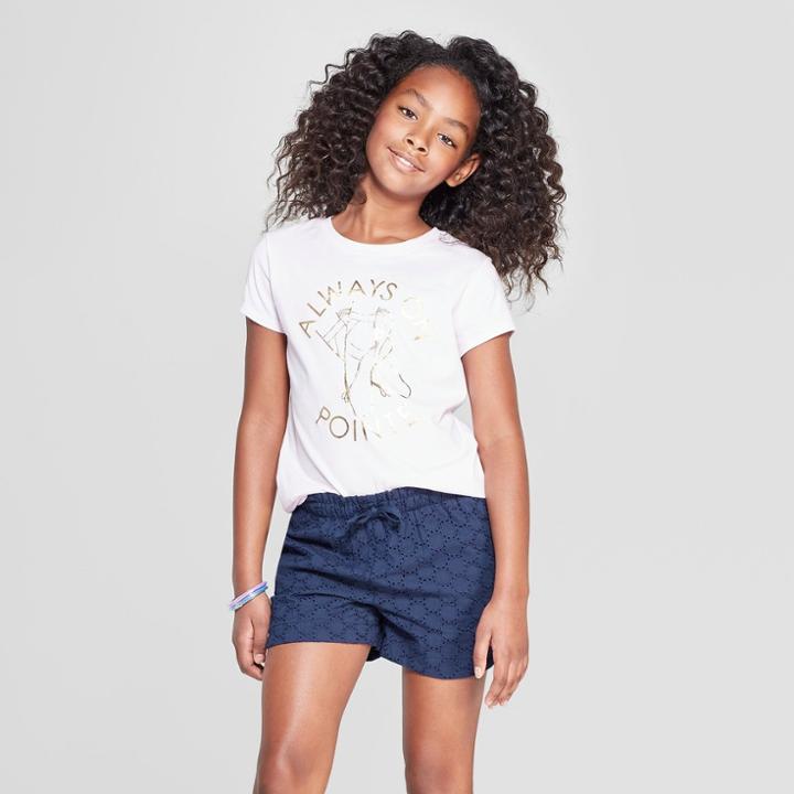 Girls' Short Sleeve On Pointe Graphic T-shirt - Cat & Jack