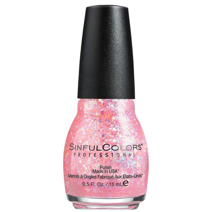 Sinful Colors Professional Nail Polish - 830 Pinky Glitter