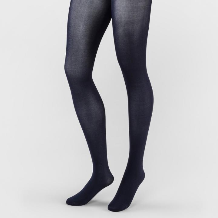 Women's Plus 50d Opaque Ct - A New Day Navy (blue)