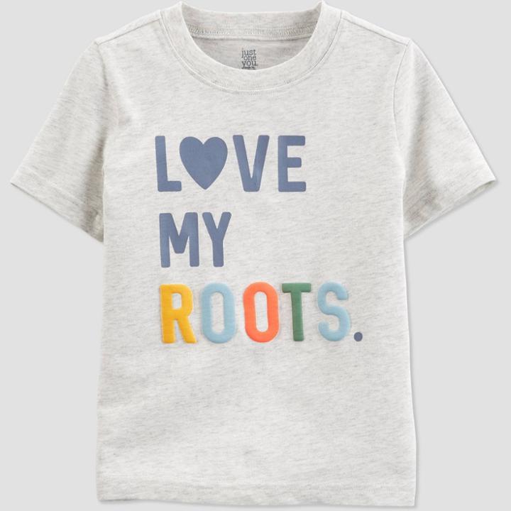 Baby 'love My Roots' T-shirt - Just One You Made By Carter's Gray
